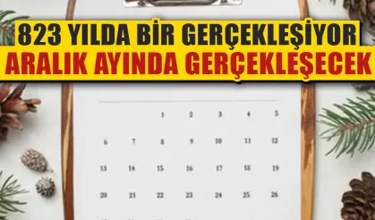 823 yılda bir kez gözlenen olay Aralık ayında gözlenecek