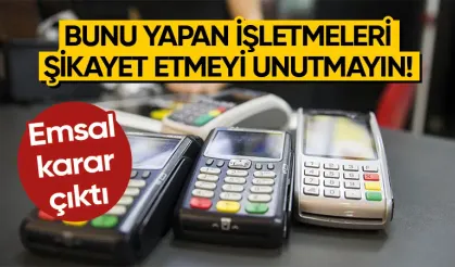 Kredi kartlı ödemelerde komisyon alanlar şikayet edilebilecek