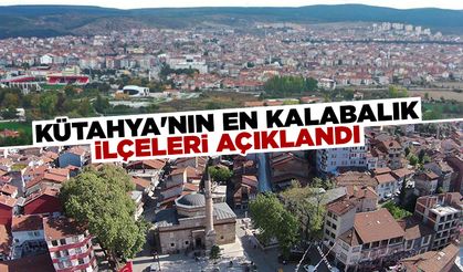 Kütahya'nın en kalabalık ilçeleri açıklandı