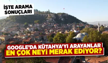Google’da Kütahya’yı arayanlar en çok neyi merak ediyor? İşte sonuçlar