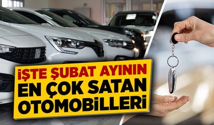 TÜİK açıkladı: Şubat ayında en çok satılan otomobil markaları belli oldu