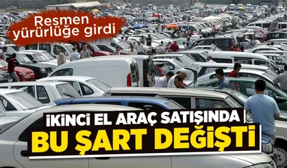 İkinci el araç satışında yeni düzenleme
