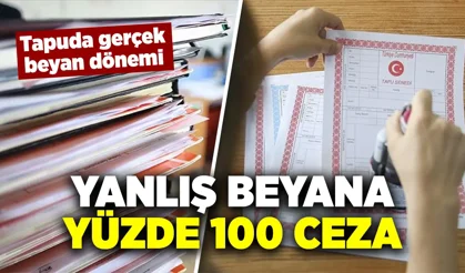 Tapuda gerçek beyan uygulaması