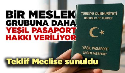 Bir meslek grubuna daha hususi pasaport hakkı geliyor