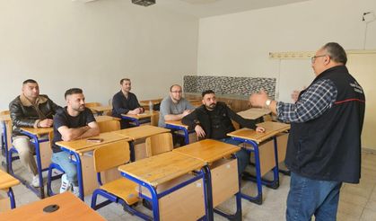 Kütahya Emet’te kurban kesim elemanı kursu düzenlendi