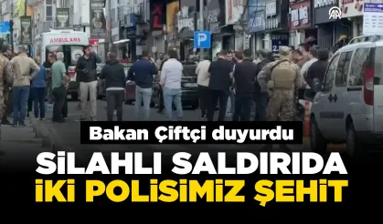 Tekirdağ’da iki polisimiz şehit oldu