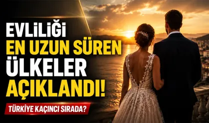 Evliliği en uzun süren ülkeler açıklandı