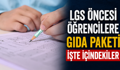 Lgs sınavında 924 binden fazla öğrenciye "beslenme paketi" dağıtılacak