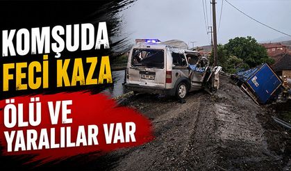 Manisa'da 3 aracın karıştığı katliam gibi kaza: 2 ölü, 4 yaralı