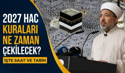 2027 hac kurası yarın saat 10.30’da çekilecek