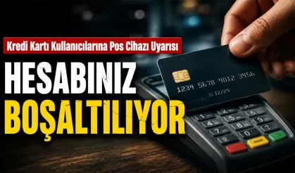 Kredi kartı kullanıcılarına POS cihazı uyarısı