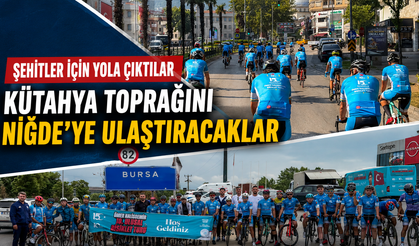 Şehitler için yola çıktılar, sıradaki durak Kütahya