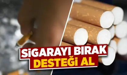 Sigarayı bırakanlara destek verilecek