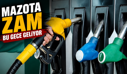 Motorine zam yolda: Bu gece yarısından itibaren geçerli olacak
