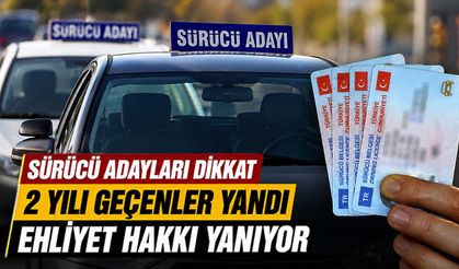 Sürücüler dikkat: 2 yılı geçenler yandı, ehliyet hakkınız gidiyor