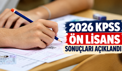2026 KPSS ön lisans sonuçları açıklandı