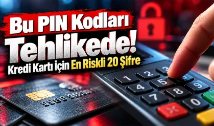 Kredi kartı şifresi seçerken kaçınılması gereken 20 PIN