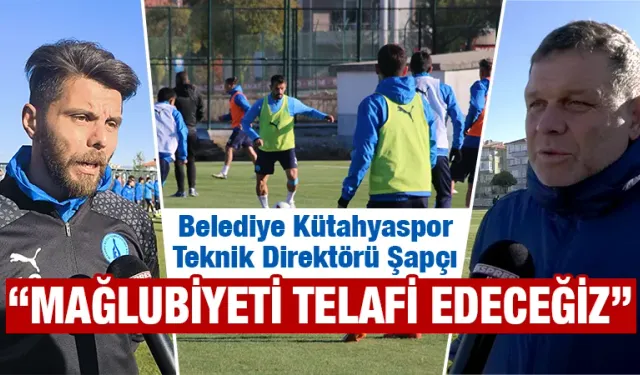 Belediye Kütahyaspor, Bulvarspor maçı hazırlıklarına başladı