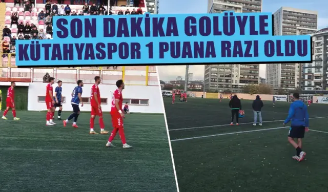 Belediye Kütahyaspor deplasmandan 1 puanla ayrıldı