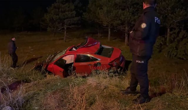 Erzurum'da otomobil takla attı: 1 ölü, 3 yaralı