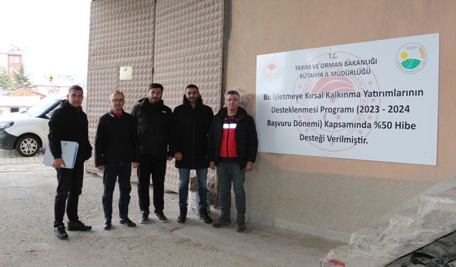 Kütahya Altıntaş'ta çelik silo yatırımı tamamlandı