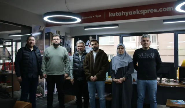 Köktener ve Özmen’den Kütahya Ekspres Haber’e ziyaret