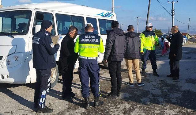 Kütahya Tavşanlı’da öğrenci servislerine denetim