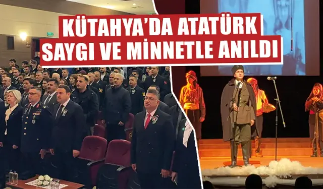 Kütahya’da Atatürk’ü Anma Programı düzenlendi