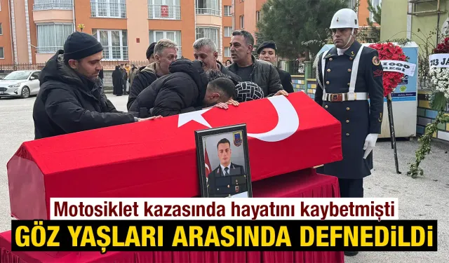 Kütahya'da kazada hayatını kaybeden asker defnedildi