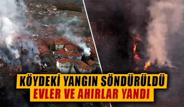 Kütahya'da köydeki yangın söndürüldü