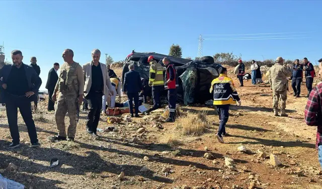 Mardin'de trafik kazası, 4 kişi hayatını kaybetti