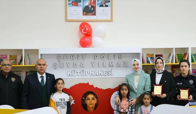 Şehit polis Şeyda Yılmaz’ın ismi kütüphanede yaşatılıyor