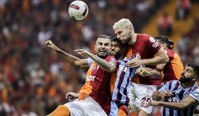 Süper Lig'de dev derbi Galatasaray - Trabzonspor