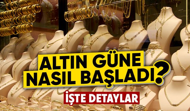 Altın güne düşüşle başladı, Kütahya'da son durum