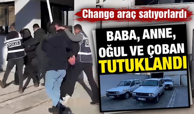 Kütahya merkezli "change" araç operasyonunda 4 tutuklama