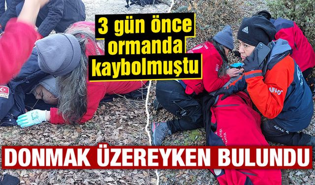 Kütahya'da kayıp yaşlı adam donmak üzereyken bulundu