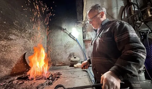 57 yıldır baba mesleği yapıyor: Kalaycılık