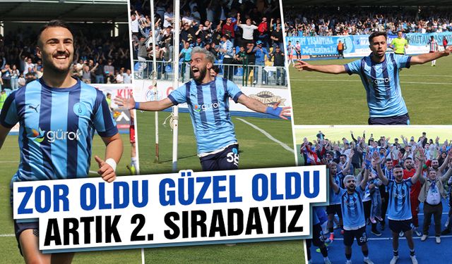 Belediye Kütahyaspor evinde kazandı, ikinciliğe yükseldi