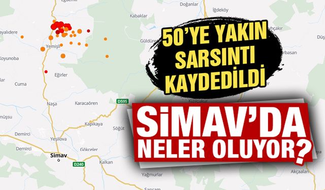 Kütahya Simav’da deprem fırtınası sürüyor