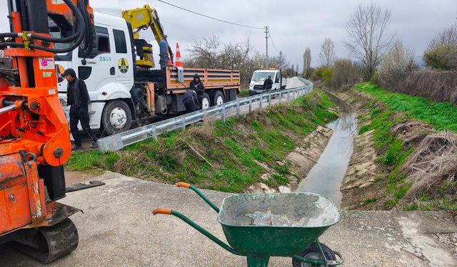 Kütahya’da "sabıkalı sulama kanalı"na bariyerli çözüm