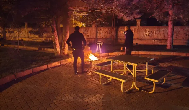 Kütahya’da yaşı küçük çocuklar yine park yaktı