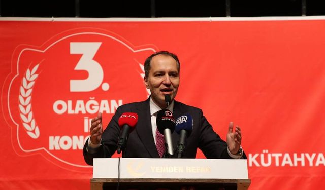 Yeniden Refah Partisi Genel Başkanı Erbakan, Kütahya'da
