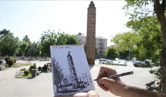 Doğa ve tarihi mekanlar resimlerle ölümsüzleşiyor
