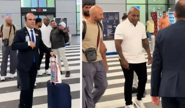 Efsane boksör Mike Tyson İstanbul’a geldi