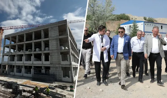 Kütahya Tavşanlı’da hastane ek hizmet binası yükseliyor