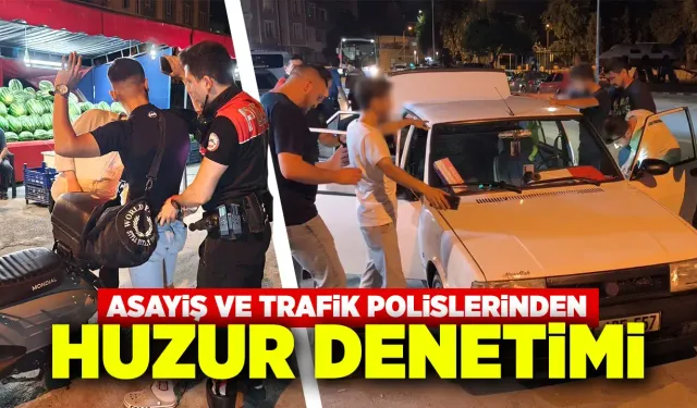 Kütahya’da polis ekiplerinden “Huzur denetimi”