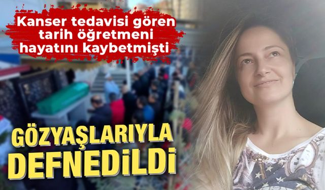 Kütahya’da yaşam savaşını kaybeden genç öğretmen defnedildi