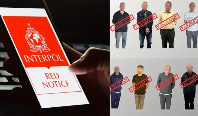 Kırmızı bültenle aranan 8 suçlu Türkiye’ye getirildi