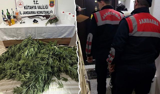 Kütahya’da jandarma ekiplerinden operasyon