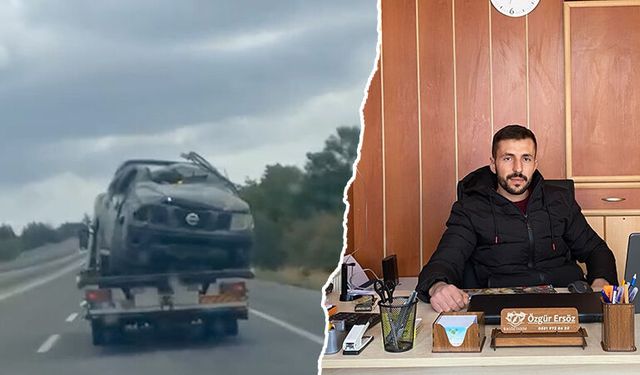 Kütahya’da pikap tarlaya devrildi, sürücü öldü